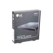 LG Ultra Slim Portable Blu-ray DVD Writer with UHD 4K Playback, M-DISC Support, Noise Reduction, USB 2.0, Black, BP60NB10