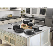 Cuisinart 55-11BK Advantage Nonstick 11-Piece Cookware Set, Black