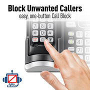 Panasonic KX-TGF575S DECT 6.0 Expandable Cordless Phone System, Silver