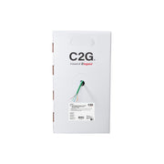 C2G Cat6 Unshielded Ethernet Cable, Solid Conductors, Riser CMR-Rated, 1000ft, Green, C2G56035
