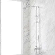 Rainshower Tub & Shower Faucet - Pressure Cartridge Cartridge - without tub spout - Handshower and Shower Head Max 2.0 GPM at 80psi - Chrome