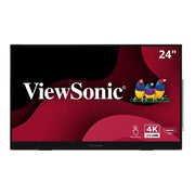 ViewSonic Touch Display Tablet, 24 Inch 4K UHD IPS, PCAP 10-Point Touch, Active Stylus, USB-C HDMI DisplayPort, Built-In Kickstand and Speakers, ID2456-4K