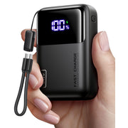 INIU 20000mAh Laptop Power Bank, Ultra Compact, 65W PD Dual Fast Charging, Portable Charger with USB C Cable, TSA Approved, Compatible with MacBook, iPad, iPhone, Samsung