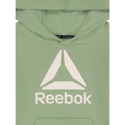 Reebok Toddler Boys Fleece Pullover Hoodie, Soft Cotton-Polyester Blend, Green, Sizes 12M-5T, RET243FH01031