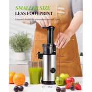 SHARDOR Compact Powerful Juicer Easy-to-Clean Fruit and Vegetable Juicer, Low-Noise Juicer Machine