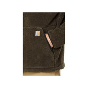 Carhartt Men's Loose Fit Fleece Pullover, Quarter-Zip, Reinforced Zippered Pockets, Tarmac, X-Large, 106443-217