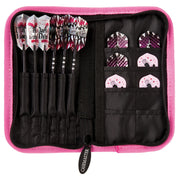 Casemaster Deluxe Pink Nylon Dart Case - MULTI ONE SIZE
