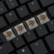 Kinesis mWave Ergonomic Mechanical Keyboard with Gateron Brown Switches, Bluetooth and USB-C Connectivity, Backlit Keys, Integrated Numeric Keypad, Black, KB150P-TAC