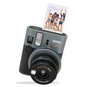 Fujifilm Instax Mini 41 Instant Film Camera, Auto Exposure, Twist Lens, Black, Accessory Bundle with 20 Prints, Camera Case, Photo Album, Microfiber Cloth