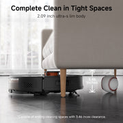 PrettyCare L1 pro Robot Vacuum and Mop Combo, 9000Pa Suction, Laser 3D Scanning Navigation, Self-Emptying Station