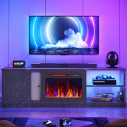 Pinmoco Electric Fireplace TV Stand for TVs up to 70