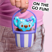 Just Play Disney Munchlings Mini Munch Poppin Treat Bucket, 1.5 Inch Collectible Toy Figures, Assorted Disney Character Themes