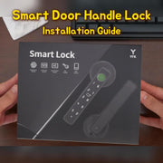 Unbranded Fingerprint Door Lock Biometric Door Knob, 5-in-1 Keyless Entry with Fingerprint, App, Code, Key, IC Card, Black