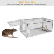 IMounTEK 1-Door Humane Live Animal Catch & Release Rodent Pest Cage Trap