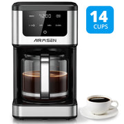 AIRMSEN HR-CM306 14-Cup Programmable Drip Coffee Maker