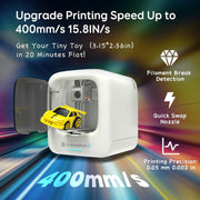 AOSEED X-Maker Joy 3D Printer for Kids, Fully Assembled, Auto Leveling, Wireless Smart App Control, 0.05mm Precision, 250mm/s Speed, Enclosed Print Chamber, 1500+ Preloaded Models, US202506042