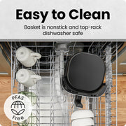Chefman 2 Quart Compact Air Fryer with Digital Touch Control, Shake Reminder, White, RJ38-2T-WHITE