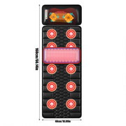 Hinzonek Massage Mat with Heat Multifunctional Muscle Relaxation Massage Cushion Full Body Vibration Heating