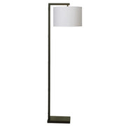 Mainstays 62-040 Contemporary Metal 62in Floor Lamp With On/Off Foot Switch, Black