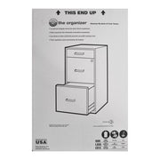 Space Solutions 17056 3-Drawer Accessory File, Black