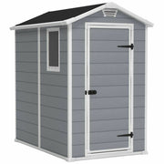 Keter 407740 Manor Large 4 x 6 ft. Resin Outdoor Backyard Garden Storage Shed