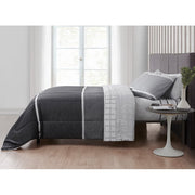 Beco 49R9B 746203 Style2 Alfie 7 Piece Mix & Match Reversible Bed in a Bag, King Gray