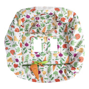 Boppy Shopping Cart and Restaurant High Chair Cover - Farmers Market, 6-48 Months - Machine Washable