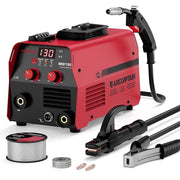 ARCCAPTAIN Flux Core Welder 3-in-1 with MIG, TIG & MMA, 110V Synergic Control, Lightweight Portable for Home and Farm Repair MIG130Fit