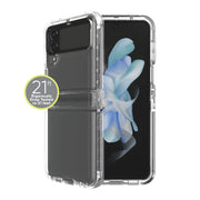Onn. WIBCLR100094000 Rugged Phone Case for Samsung Galaxy Z Flip4 5G - Clear