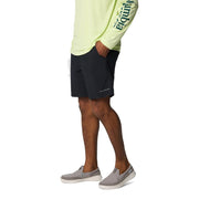 Columbia PFG Backcast IV Water Shorts, Black, Medium, 8 Inseam, Quick Dry, Omni-Shade UPF 50, Omni-Shield Technology, Adjustable Drawcord Waistband, 209473