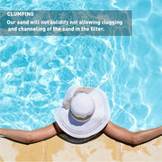 Fairmount Santrol Grade Silica Pool Filter Sand, Chemical-Free, Washed, 50 lb, Poolfilter-50A