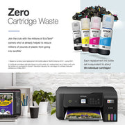 Epson ET-2800 EcoTank Wireless Color All-in-One Cartridge-Free Supertank Printer with Scan and Copy, Black