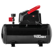 Hyper Tough 3-Gallon Oil-Free Portable Air Compressor, 110 PSI, Corded Electric, Black