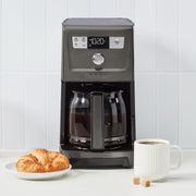 Cuisinart PerfecTemp 14-Cup Programmable Drip Coffee Maker, Brew Strength Control, Over Ice Function, Black Stainless Steel, DCC-3500BKS