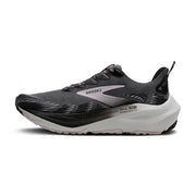 Brooks Ghost Trail Women's Trail Running Shoes, Nitrogen-Infused DNA LOFT v3 Cushioning, Poppy Seed Black Pink, 6.5 B Medium, 120464-037