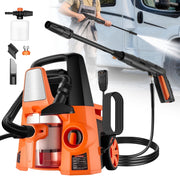 SPBTAR Electric Pressure Washer, 2800 PSI, 1.7 GPM, 4-in-1 High Pressure Cleaner with Vacuum, 0-180 Swivel Joint, Soap Tank for Car and Patio Cleaning