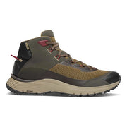 Danner Trail Junction Mid Hiking Boots, Waterproof PU-Coated Leather and Textile, Black Olive, Size 9.5, 65252