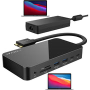 iVANKY VCD03-US FusionDock 1 MacBook Pro Docking Station with 150W Power Adapter, 12-in-2 Dual 4K 60Hz Monitor Dock