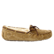 UGG Women's Dakota Slipper, Water-Resistant Suede Upper, 17mm UGGpure Wool Lining, Rubber Outsole, Chestnut, 5612-CHE