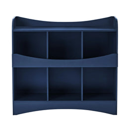 Build Your Own Furniture BY5636118664002 Kids Toy Storage Cubby Bookcase, Navy Blue