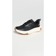 Hoka Transport 2 Women's Outdoor Athletic Shoes, Black/Alabaster, Lace-Up, Size 7.5, 1171850/1174777-BKLB