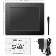 Aluratek ADPFWM8S 8 Inch LCD Digital Photo Frame with Auto Slideshow