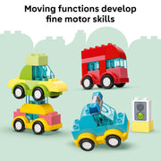 LEGO DUPLO My First Creative Vehicles Building Toy for Toddlers, 42 Pieces, Multicolor, Ages 18 Months and Up, 6585509