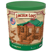 K'Nex Lincoln Logs 111-Piece Set 100th Anniversary Tin for Kids