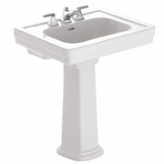 Toto Prominence Pedestal Combo Bathroom Sink in Cotton White-LHT242.4G#01