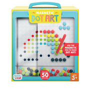 Buffalo Games Chuckle & Roar Magnetic Dot Art Designer, Travel-Friendly Kids Art Kit with 50 Activities on 25 Double-Sided Cards, Multicolor, 11.6 Inch