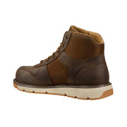 Carhartt Millbrook Mid Wedge Industrial and Construction Boot, Brown Leather, Lace-Up, Size 10 M, FM5055-M