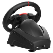 Subsonic Superdrive 270 GT Gaming Steering Wheel with Pedal Set, Dual RGB LED Sticks, 270 Rotation, Programmable Buttons, Compatible with PS3, PS4, Xbox One, Xbox Series XS, Nintendo Switch, PC, SA5721-1