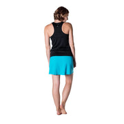 Skirt Sports Racecation Athletic Skirt, Lightweight Moisture-Wicking Fabric, UPF 50+ Sun Protection, Aquamarine, Large, 7718-475