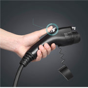 Lectron LECHG5-15-15ABLKUS Portable J1772 Level 1 NEMA 5-15 Electric Vehicle (EV) Charger-up to 15A-20' - Black